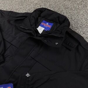 NEW Spiewak Jacket Mens L Black Duty Full Zip Waterproof Windbreaker Bomber Coat
